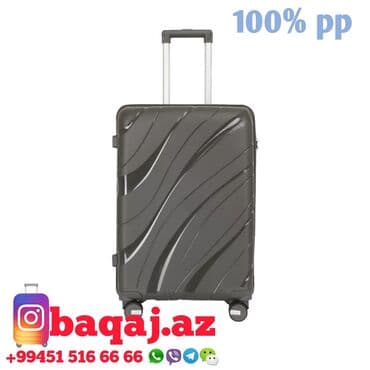 yol cantası: Polipropilenden hazirlanmis yuksek keyfiyyetli camadanlar. Чемоданы — 1