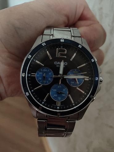 Смарт браслеты: Наручные часы, Casio, цвет - Серебристый — 2