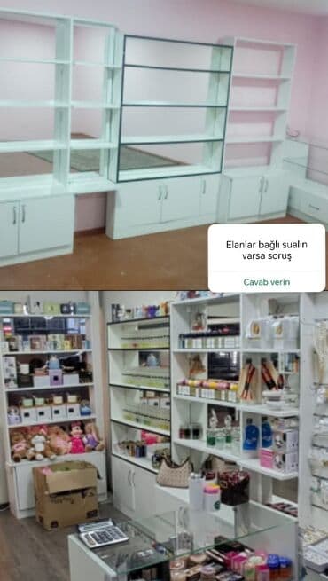 baş: AYNUR 2💃 Vitrinlər satılır Arxası güzgülü 110 azn Güzgüsüz 70 azn — 1