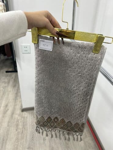 Mətbəx üçün rəng - Boz Pambıq Dəsmal — 33