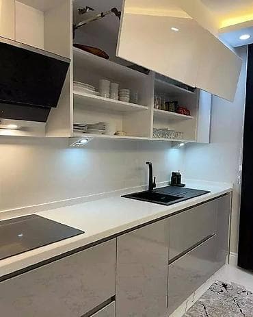 quxna mebeləri: Sifarişlə mətbəx dəsti, Özü çəkən petlələr, MDF, Kredit yoxdur, Pulsuz çatdırılma, Rayonlara çatdırılma — 10