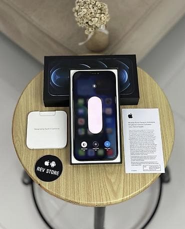 iphone 12 mini 256: IPhone 12 Pro Max, 128 GB, Pacific Blue, Zəmanət, Simsiz şarj, Face ID — 2