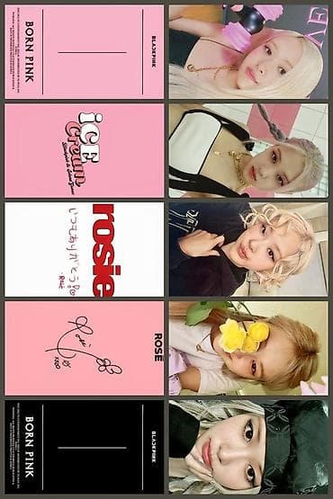 BLACKPINK – Born Pink fotokart kolleksiyası Məhsul: Rəsmi “Born Pink” — 5