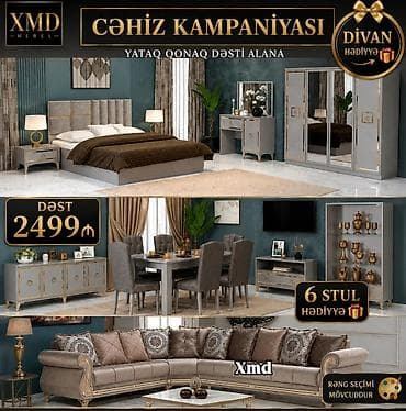 XMD Mebel – Cəbhiz Kampaniyası Yataq və qonaq dəsti alanlara: - Divan