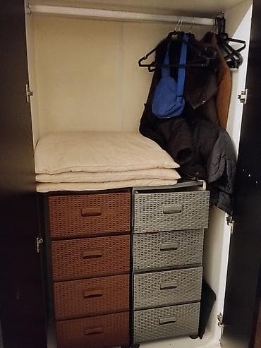 qapi kalonka: 4 qapılı, Güzgülü, Ağ, Digər material, Açılan, Düz dolab — 5