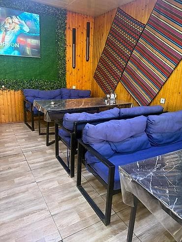 kafe divani: Skameykalar ilə, Düz masa, Zəmanətsiz, Kredit yoxdur — 3