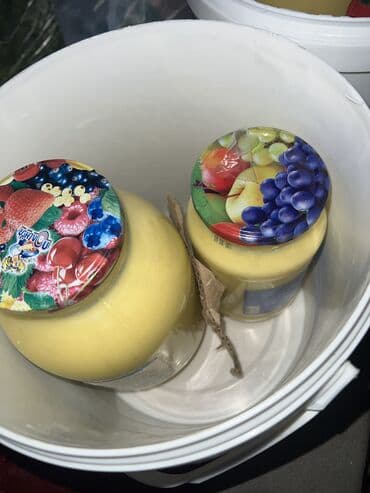 yumurta yağı: Yag Nehre Масло Tebii oz ineklerimizden yigdigimiz sudden seperator — 2