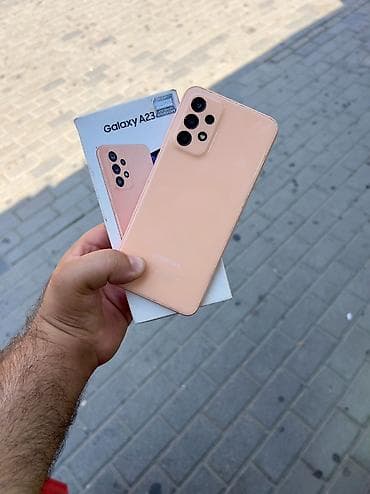 Samsung Galaxy A23, 64 GB, rəng - Çəhrayı, Sensor, Barmaq izi, İki sim kartlı