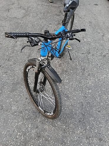 velosiped ural: Sport Time dağ velosipedi - Çərçivə: yüngül alaşımlı, mavi rəng, düz — 3