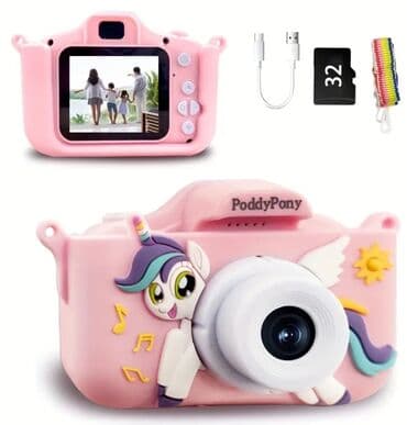 аккумуляторная батарея для телефона fly: PODDYPONY Детская цифровая камера, 1080p IPS экран, двойная мощность — 1