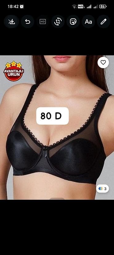 uggi: Yenİnci Underwear – qara rəngli qadın büstqalteri - Brend: Yeni İnci — 2