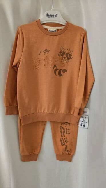 Другие товары для детей: Brend: Miniworld Məhsul: Uşaq üçlü idman dəsti (svitşot + şalvar) — 1