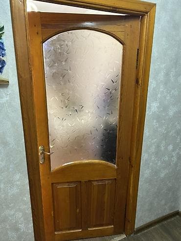 taxta dekorlar: Taxta interyer qapısı - Material: massiv ağac (şam tonlarında), laklı — 2