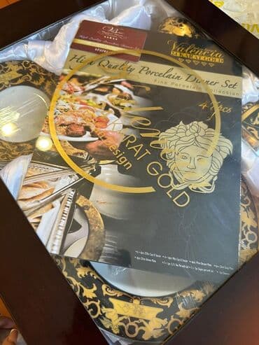 konfet şəkilləri: İtaliya brendi olan Versace istehsali olan serviz desti satilir tam — 13