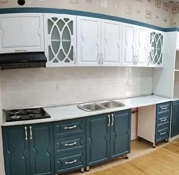 Sifarişlə mətbəx dəsti, Özü çəkən petlələr, MDF, Kredit yoxdur, Rayonlara çatdırılma, Pulsuz çatdırılma — 1