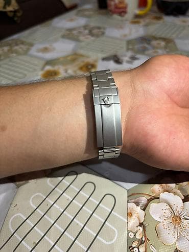 rolex saatlari: Prezdentiski Boz Mat Mekaniki qol saatı Rolex Paslanmaz polad safari — 3
