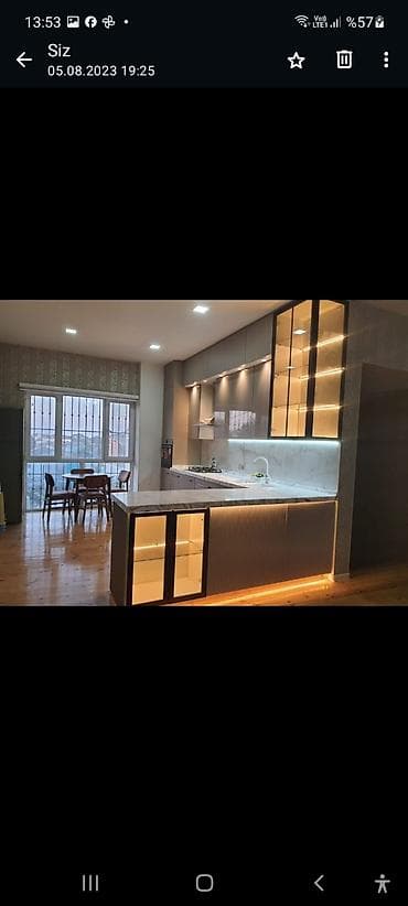Şüvelanda 2+1 Kiraye heyet Evi. 7 sotun içinde Heyet Evi. Bütün Mebel