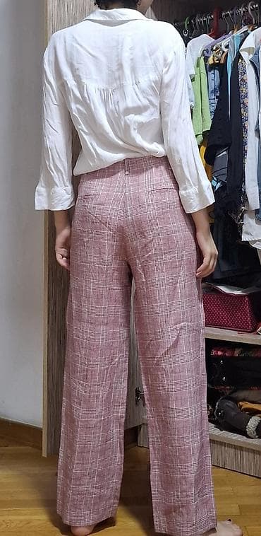 Şalvar, Massimo Dutti, S, rəng - Qırmızı — 5