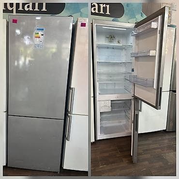 iphone 3: - İkiqapılı soyuducu, aşağıda dondurucu bölmə - Rəng: gümüş (inox — 1