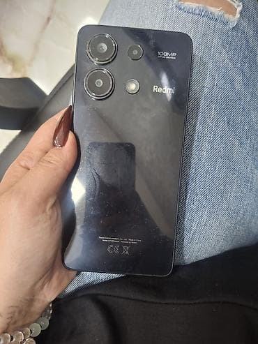 Redmi 13, 256 GB, rəng - Qara, Barmaq izi