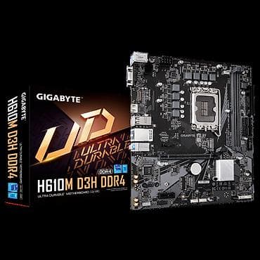 Ana plata Gigabyte H610 DDR4 Ana plata "Gigabyte H610 DDR4" Yeni ağzı