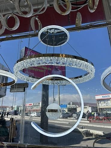 Led Çılçıraq, 4 və daha çox lampa, Metal