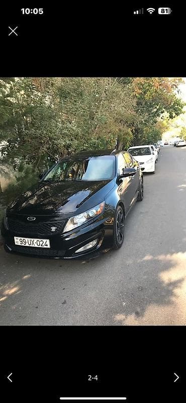 masin susesi: Model: Kia Optima (K5) sedan, qara rəng Kuzov: 4 qapılı, aerodinamik — 7