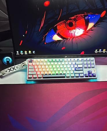 ТВ и видео: Jedel mexaniki RGB klaviatura 65% ölçü
Yenidən seçilmir qutusu da var — 4