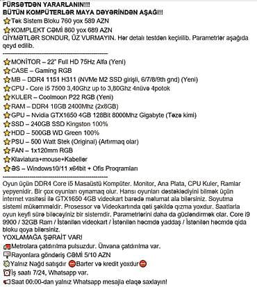 lenovo gaming 3: FÜRSƏTDƏN YARARLANIN!!! BÜTÜN KOMPÜTERLƏR MAYA DƏYƏRİNDƏN AŞAĞI!! ⭐Tək — 2