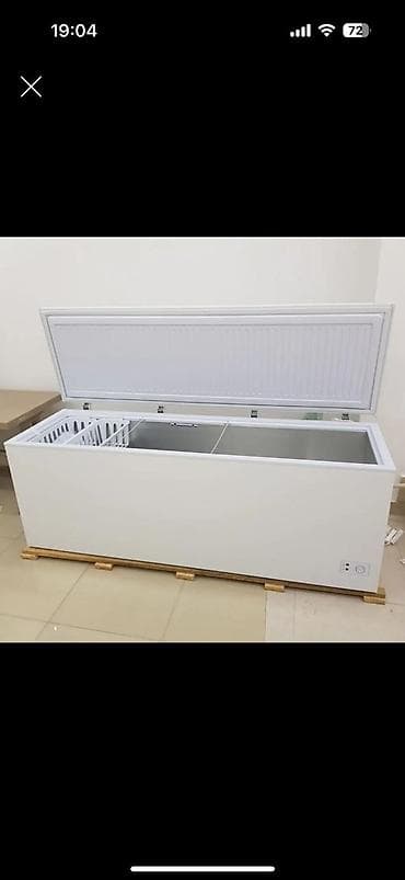 ev xaladeniki: Böyük həcmli şkaf tipli dondurucu (üstdən açılan). - Rəng: ağ - Geniş — 1