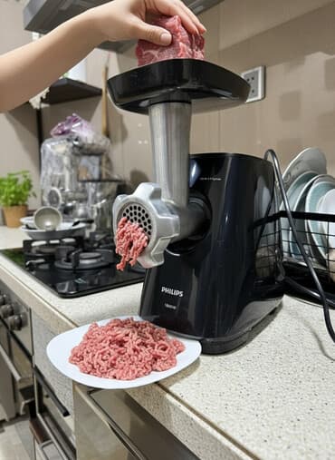 Ət çəkən maşın Philips, 1800 Vt, Revers ilə, İşlənmiş