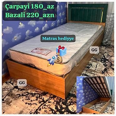demir carpayı: Yeni, Təknəfərlik çarpayı — 1