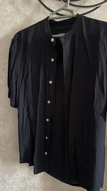 usta geyimi: PULL&BEAR qadın köynəyi - Rəng: qara - Ölçü: XS (EUR XS / USA XS — 2