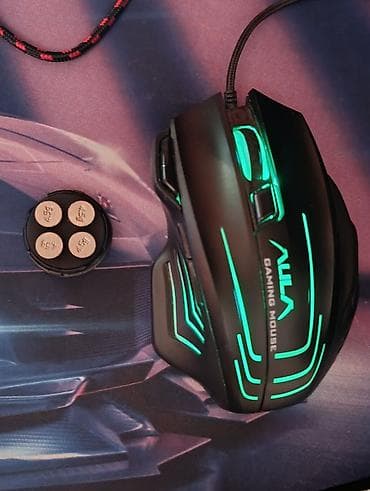 ipad mini 5 32gb: Masaüstü kompüter seti üstündə verilir: 1 mouse aula Gaming RGB — 5