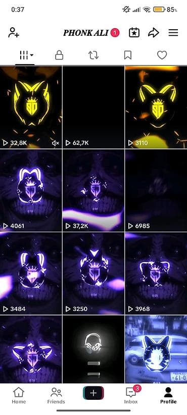 Əməkdaş axtarışı (vakansiyalar): Xidmət: TikTok üçün “phonk/visualizer” qrafik videoların hazırlanması — 4