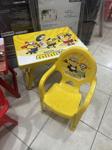 Столы для кормления: Uşaq masa stul dəsti Uşaq dərs masası Uşaq yazı masası Uşaq masa və — 1