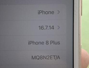 xs ekran: IPhone 8 Plus, 64 GB, Qızılı, Barmaq izi — 3