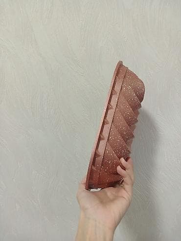 çuğun tava: Şirniyyət qəlibləri, rəng - Qızılı, Metal, Oval, 1 — 4