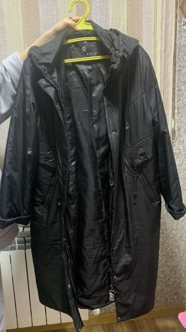 Üst geyimi: Plaş, 6XL, rəng - Qara — 6