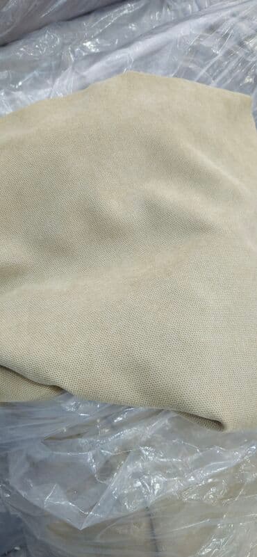 su çanı: Bej rəngli toxunma parça - Material: sıx toxunmuş, xırda toxuma — 1