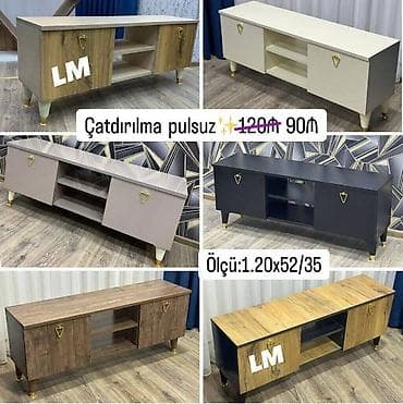 TV STEND / TV altı Yeni və sifarişlə. Qiymət : 90₼ Ölçü 