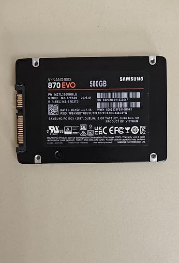 disk 14: Daxili SSD disk Samsung, 512 GB, 2.5", İşlənmiş — 2