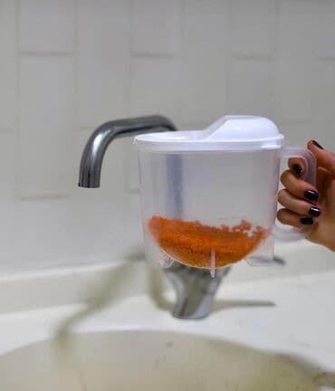 süzgəc: Süzgecli qab — 3