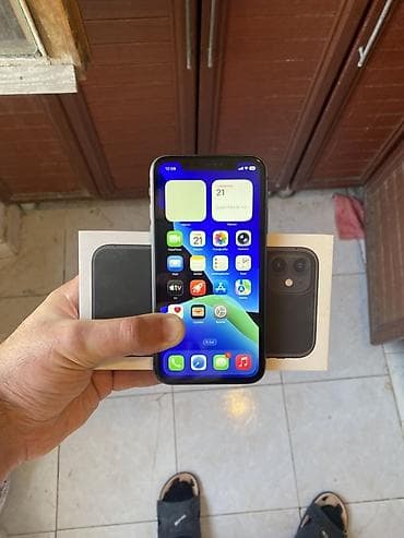 iphone 11 teze: IPhone 11, 128 GB, Qara, Face ID — 1