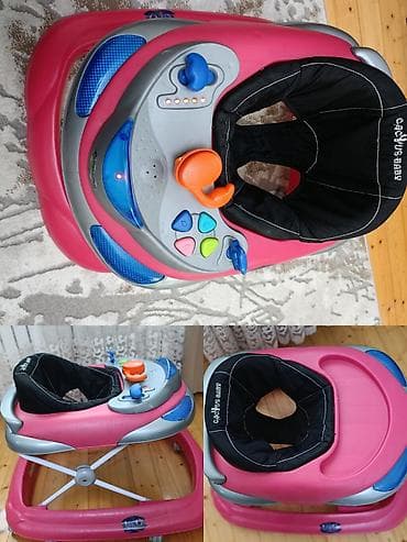 Uşaq gəzdirəni (baby walker) – Colley’s Baby - Rəng: çəhrayı–boz