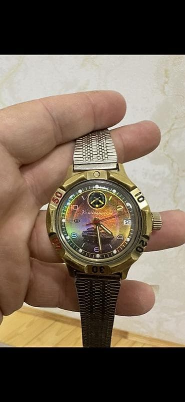 Сумки: Наручные часы, Vostok, цвет - Золотой — 4