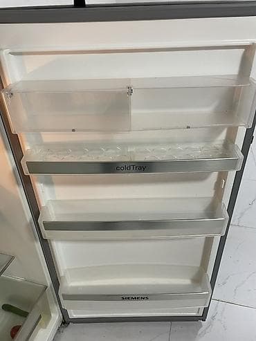 Duxovkalar: 2 qapılı Siemens Soyuducu Satılır, rəng - Gümüşü — 5