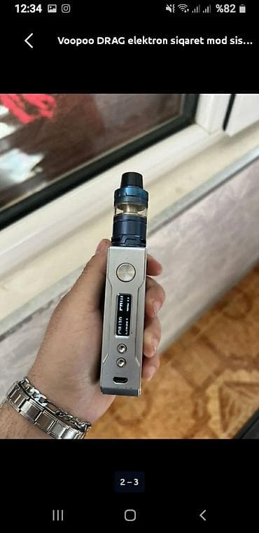 Voopoo DRAG elektron siqaret mod sistemi - Brend/model: Voopoo DRAG - — 2