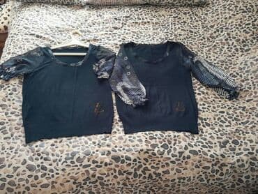 детские кофты: 2 новые катоновые кофты с коротким рукавом и три четверти рукав — 2