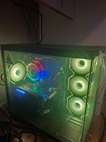 комп: Oyun və iş üçün tam masaüstü PC seti Tərkib: - Sistem bloku: Şüşə — 3